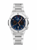 Hublot Blue Dial Chronograph Stainless Steel Luxury Watch