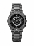 Hublot Black Edition Automatic Luxury Watch – Gunmetal Stainless Steel